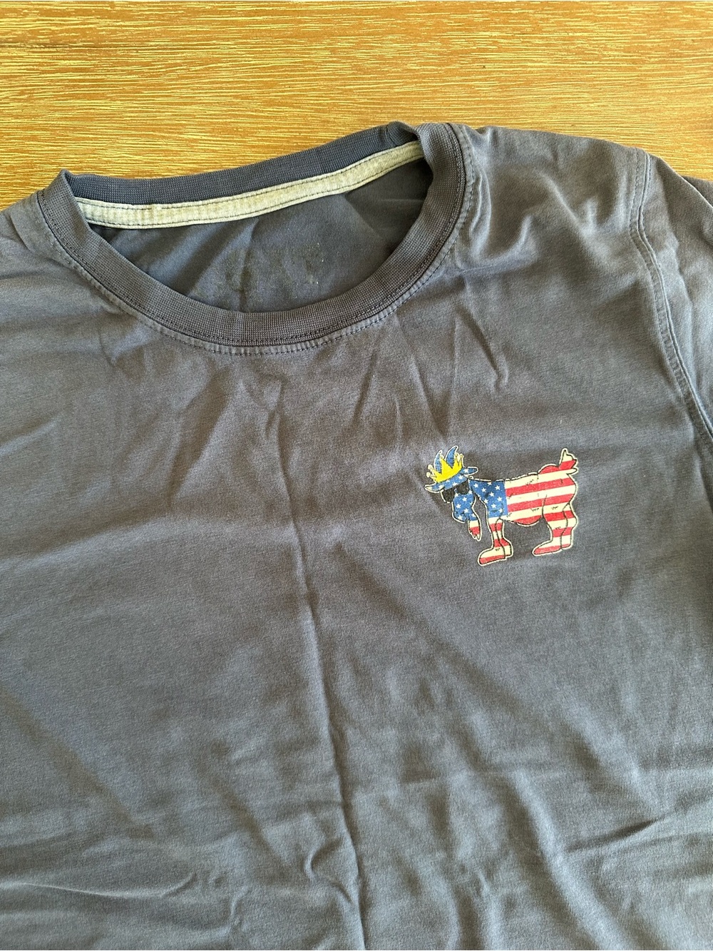 GOAT USA Navy Short-Sleeve Tee with Patriotic GOAT Graphic - Picture 2 of 4